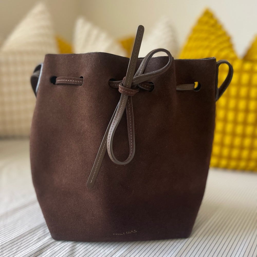 Mansur Gavriel Mini Suede Bucket Bag